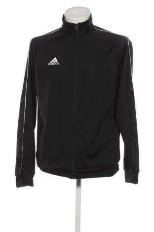 Ανδρική αθλητική ζακέτα Adidas, Μέγεθος L, Χρώμα Μαύρο, Τιμή 35,46 €