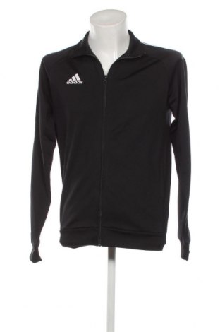 Ανδρική αθλητική ζακέτα Adidas, Μέγεθος M, Χρώμα Μαύρο, Τιμή 35,46 €