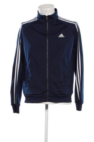 Ανδρική αθλητική ζακέτα Adidas, Μέγεθος M, Χρώμα Μπλέ, Τιμή 46,39 €