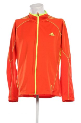 Мъжко спортно горнище Adidas, Размер XL, Цвят Оранжев, Цена 75,00 лв.