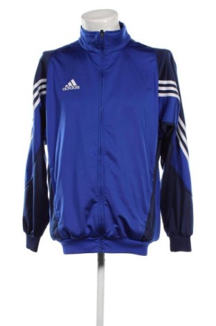 Ανδρική αθλητική ζακέτα Adidas, Μέγεθος XL, Χρώμα Μπλέ, Τιμή 32,94 €