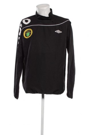 Ανδρικό αθλητικό μπουφάν Umbro, Μέγεθος XL, Χρώμα Μαύρο, Τιμή 13,36 €