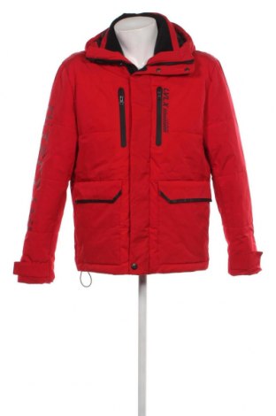 Ανδρικό μπουφάν Angelo Litrico, Μέγεθος XL, Χρώμα Κόκκινο, Τιμή 17,07 €