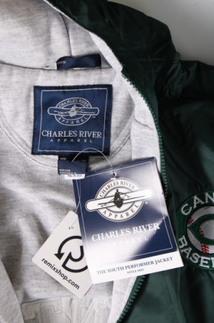 Pánska bunda  Charles River, Veľkosť XL, Farba Zelená, Cena  47,76 €