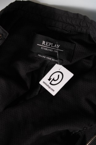 Ανδρικό μπουφάν Replay, Μέγεθος L, Χρώμα Μαύρο, Τιμή 48,56 €