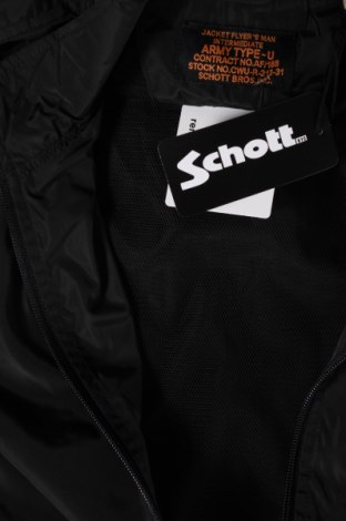 Мъжко яке Schott, Размер S, Цвят Черен, Цена 184,80 лв.
