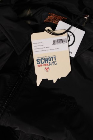 Ανδρικό μπουφάν Schott, Μέγεθος XXL, Χρώμα Μαύρο, Τιμή 140,29 €