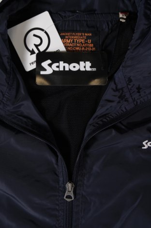 Мъжко яке Schott, Размер XL, Цвят Син, Цена 181,44 лв.