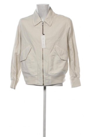 Ανδρικό μπουφάν Zara, Μέγεθος L, Χρώμα Εκρού, Τιμή 26,37 €