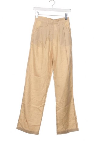 Дамски панталон Glamorous, Размер XS, Цвят Бежов, Цена 25,11 лв.