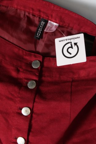 Φούστα H&M Divided, Μέγεθος XXS, Χρώμα Κόκκινο, Τιμή 4,96 €