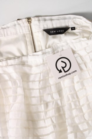 Φούστα New Look, Μέγεθος M, Χρώμα Λευκό, Τιμή 11,83 €