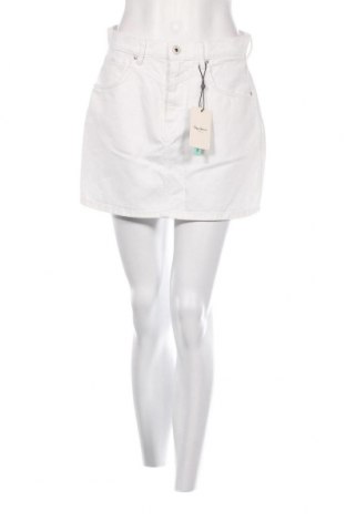 Φούστα Pepe Jeans, Μέγεθος L, Χρώμα Λευκό, Τιμή 34,52 €