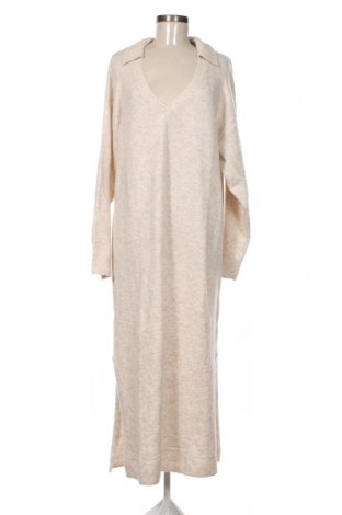 Φόρεμα Bershka, Μέγεθος L, Χρώμα  Μπέζ, Τιμή 13,04 €