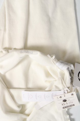 Kleid Bershka, Größe XS, Farbe Weiß, Preis 7,82 €