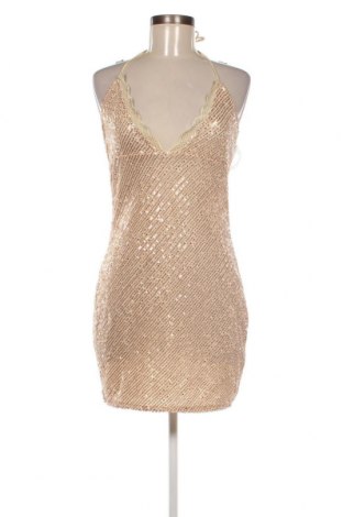 Kleid ChicMe, Größe L, Farbe Beige, Preis 21,79 €