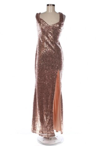Φόρεμα Goddiva, Μέγεθος XL, Χρώμα Χρυσαφί, Τιμή 72,16 €