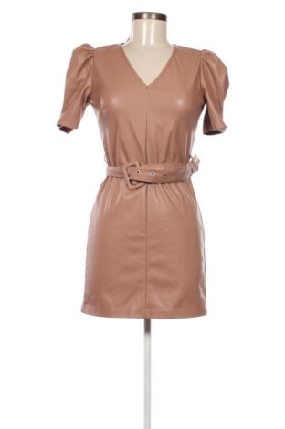 Kožené šaty  Sinsay, Velikost S, Barva Popelavě růžová, Cena  277,00 Kč