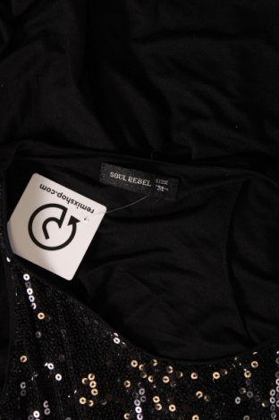 Φόρεμα Soul Rebel, Μέγεθος M, Χρώμα Μαύρο, Τιμή 8,10 €