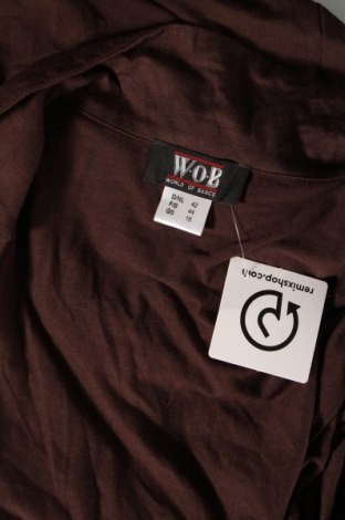 Šaty  W.O.B. World Of Basics, Veľkosť L, Farba Hnedá, Cena  7,07 €