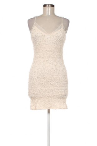 Kleid Zara, Größe M, Farbe Ecru, Preis 8,29 €