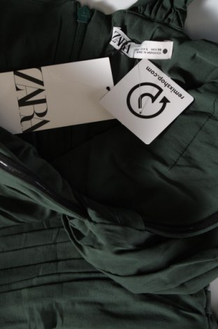 Рокля Zara, Размер L, Цвят Зелен, Цена 20,21 лв.