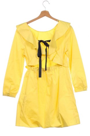 Рокля Zara Trafaluc, Размер XS, Цвят Жълт, Цена 71,20 лв.