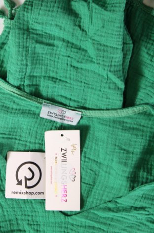 Kleid Zwillingsherz, Größe M, Farbe Grün, Preis 40,58 €