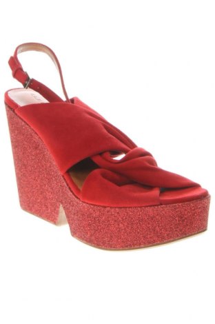 Sandále Clergerie, Veľkosť 39, Farba Červená, Cena  360,71 €