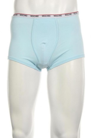 Boxeri bărbătești Moschino underwear, Mărime M, Culoare Albastru, Preț 213,13 Lei