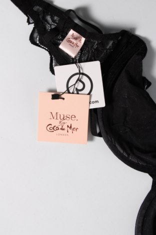 Podprsenka Muse by Coco de Mer, Veľkosť XL, Farba Čierna, Cena  70,56 €
