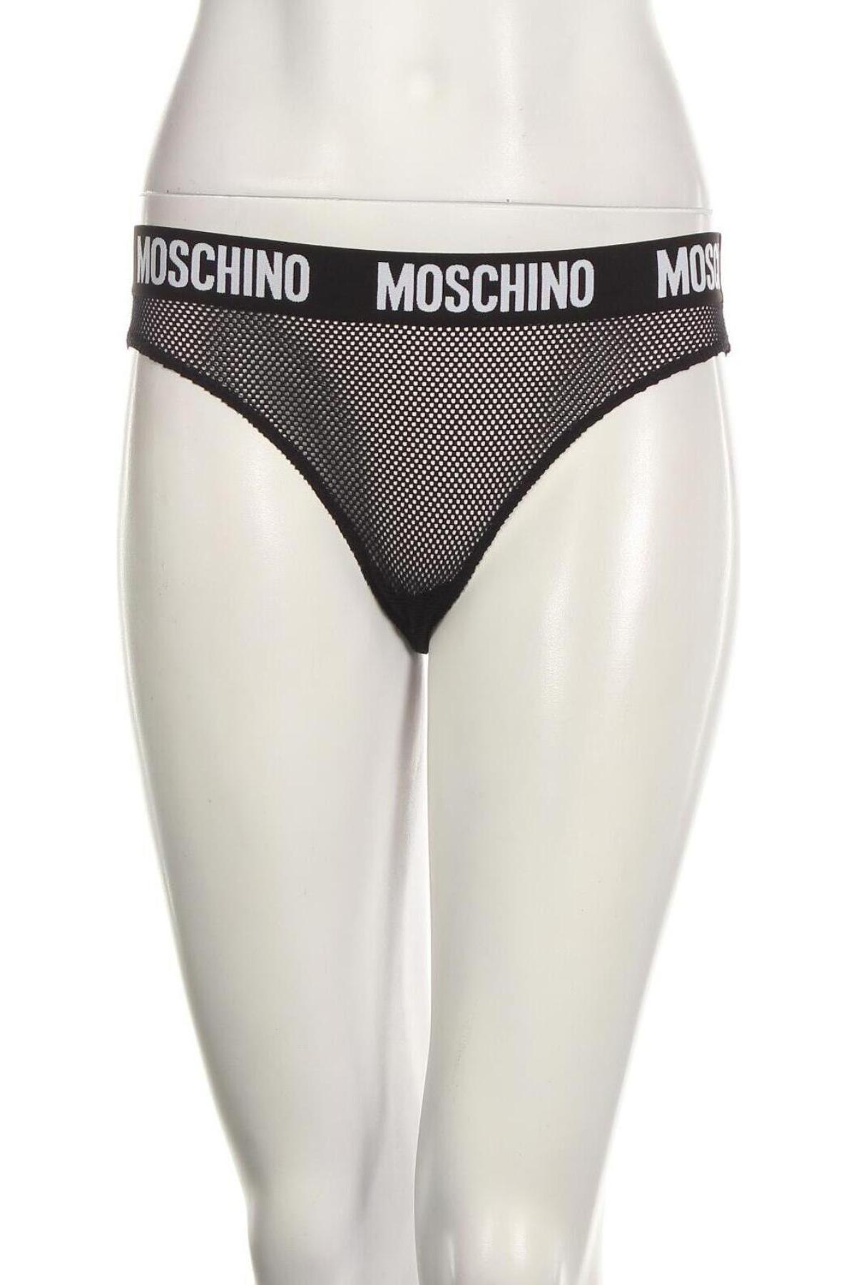 Бикини Moschino underwear, Размер S, Цвят Черен, Цена 74,26 лв.