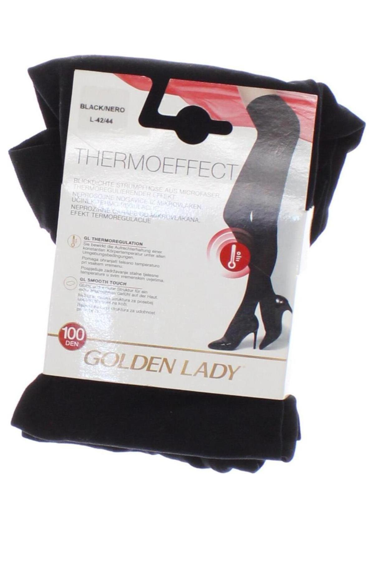 Strumpfhose Golden Lady, Größe L, Farbe Schwarz, Preis 4,03 €