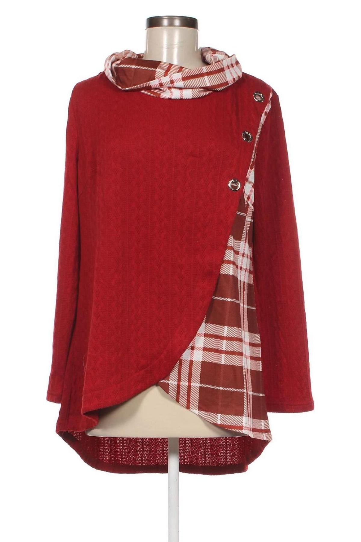 Дамска блуза, Размер L, Цвят Червен, Цена 10,91 лв.