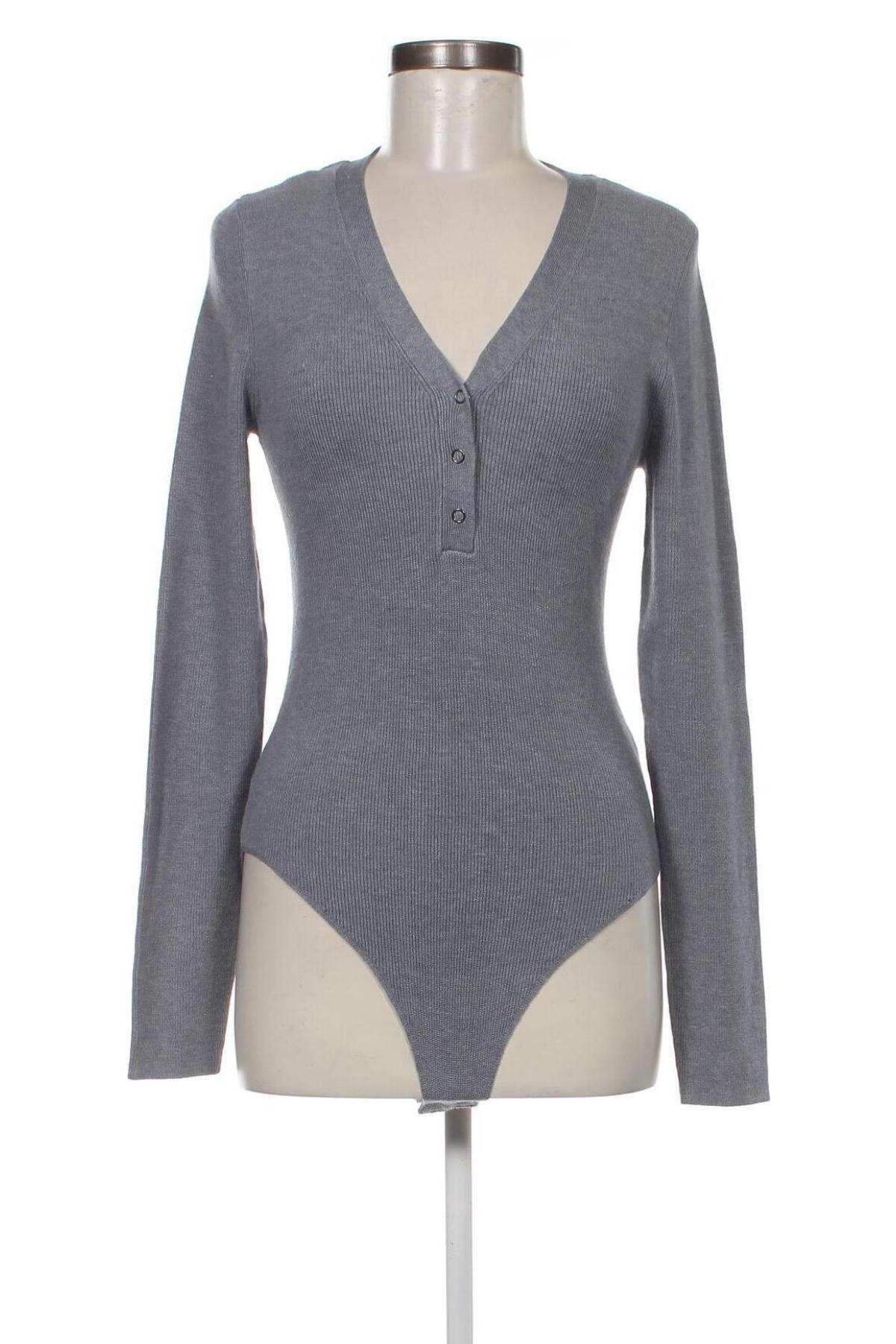 Γυναικεία μπλούζα-Κορμάκι Etam, Μέγεθος L, Χρώμα Γκρί, Τιμή 14,38 €