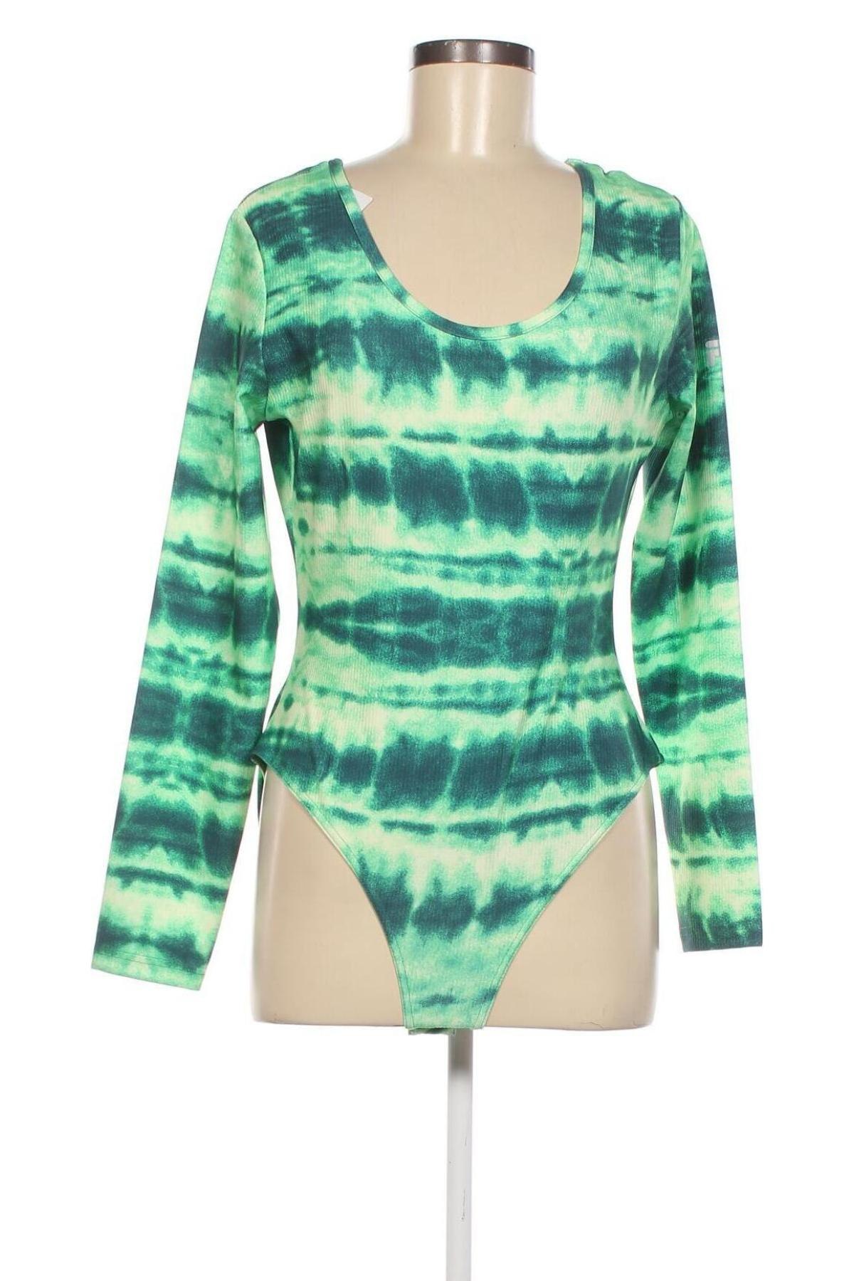 Дамска блуза - боди FILA, Размер L, Цвят Зелен, Цена 15,40 лв.
