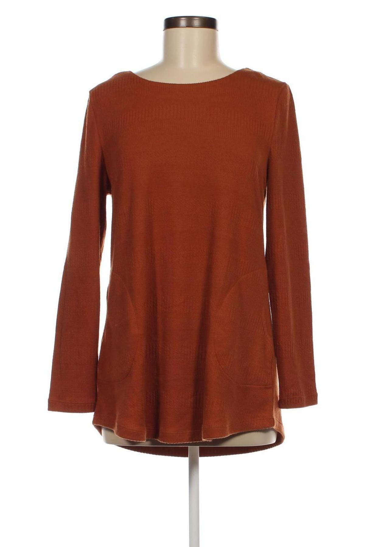 Дамска блуза 17 & Co., Размер M, Цвят Кафяв, Цена 6,27 лв.