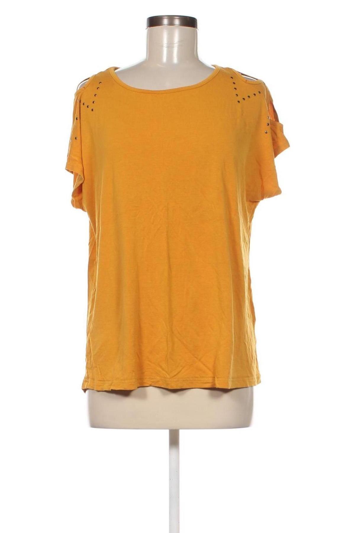Damen Shirt 4me, Größe L, Farbe Gelb, Preis 3,40 €