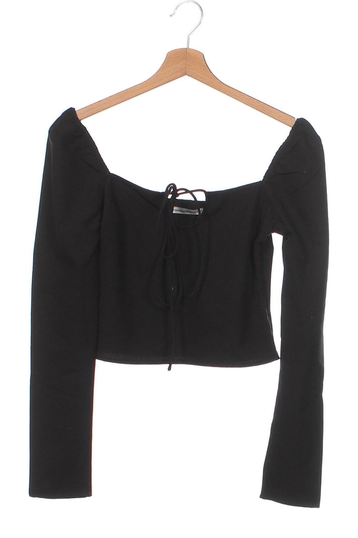 Damen Shirt Abercrombie & Fitch, Größe XS, Farbe Schwarz, Preis € 8,35