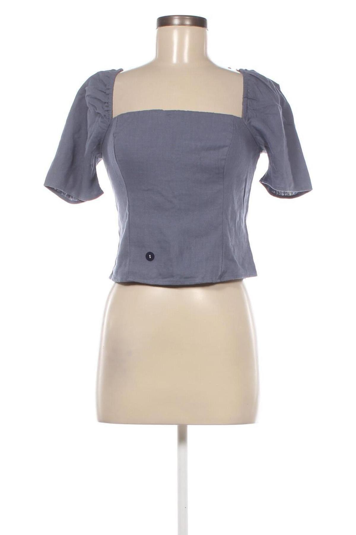 Дамска блуза Abercrombie & Fitch, Размер S, Цвят Син, Цена 58,32 лв.