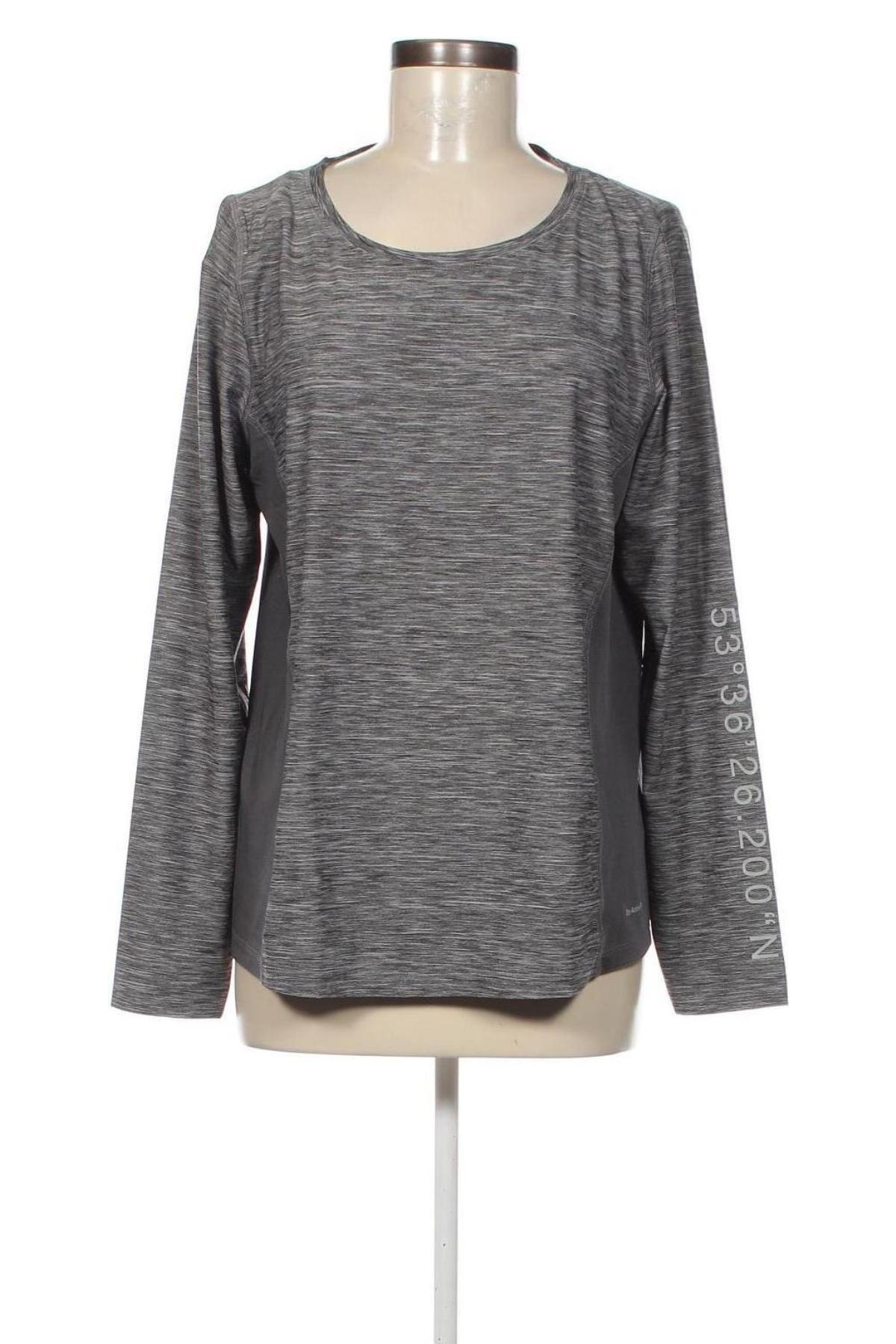 Γυναικεία μπλούζα Active By Tchibo, Μέγεθος M, Χρώμα Γκρί, Τιμή 3,70 €