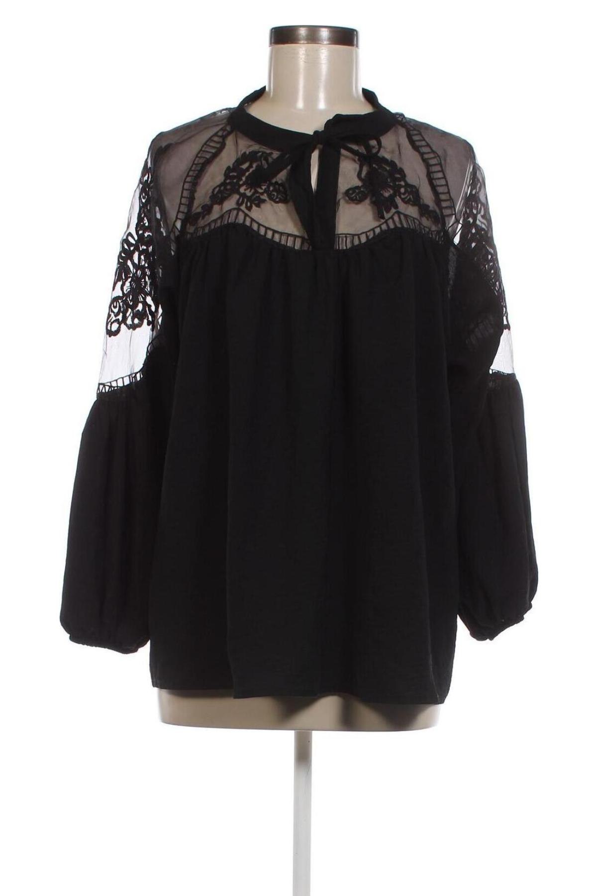 Дамска блуза Adda, Размер M, Цвят Черен, Цена 19,00 лв.