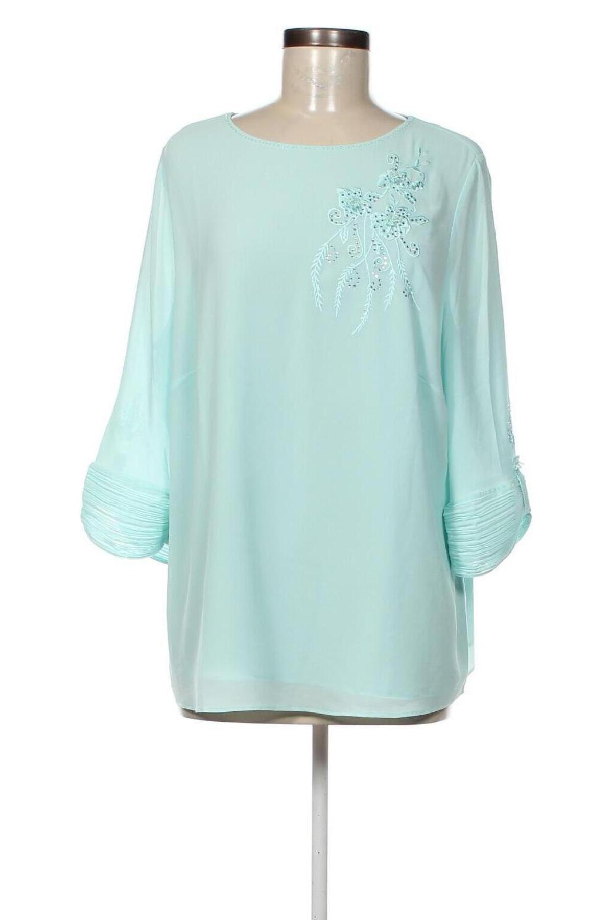 Дамска блуза Alfredo Pauly, Размер L, Цвят Син, Цена 19,94 лв.