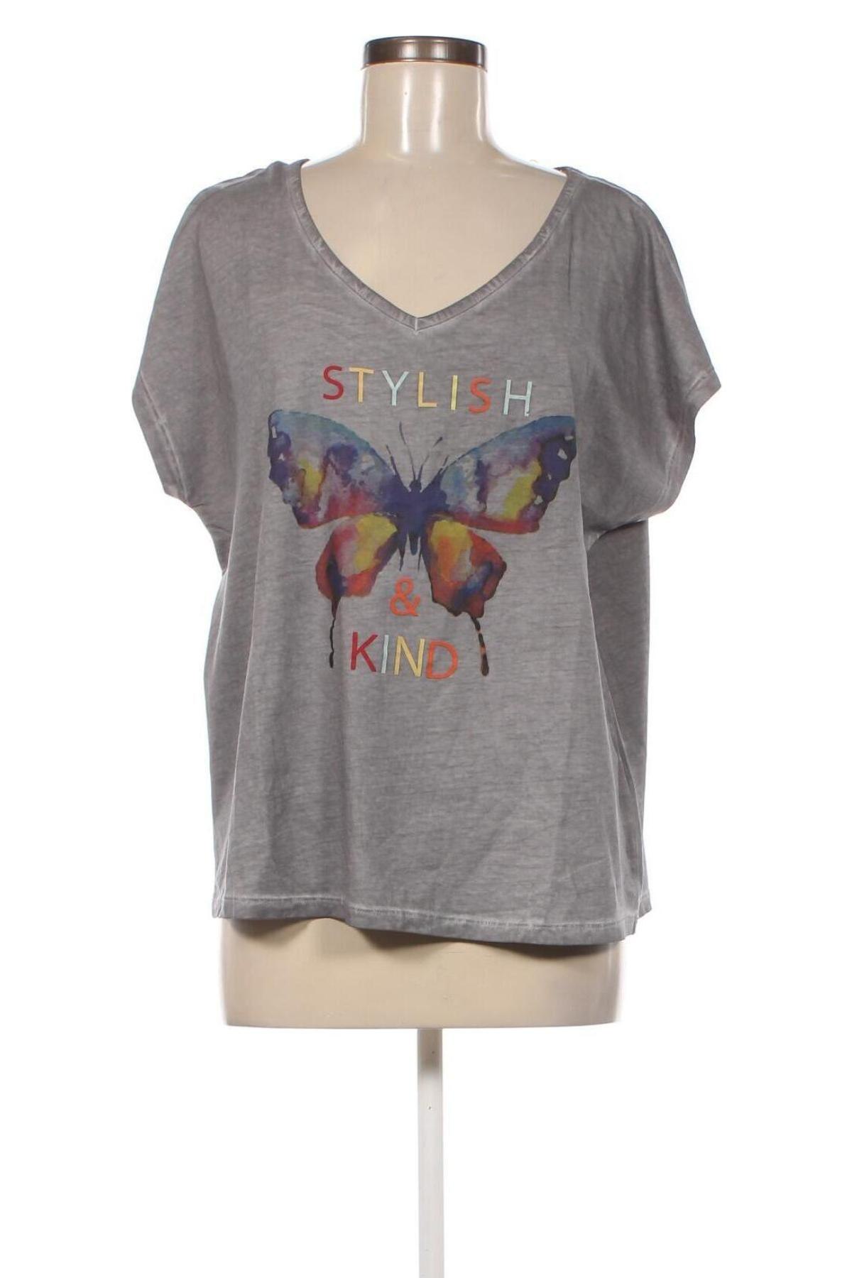 Damen Shirt Aniston, Größe L, Farbe Grau, Preis 5,75 €