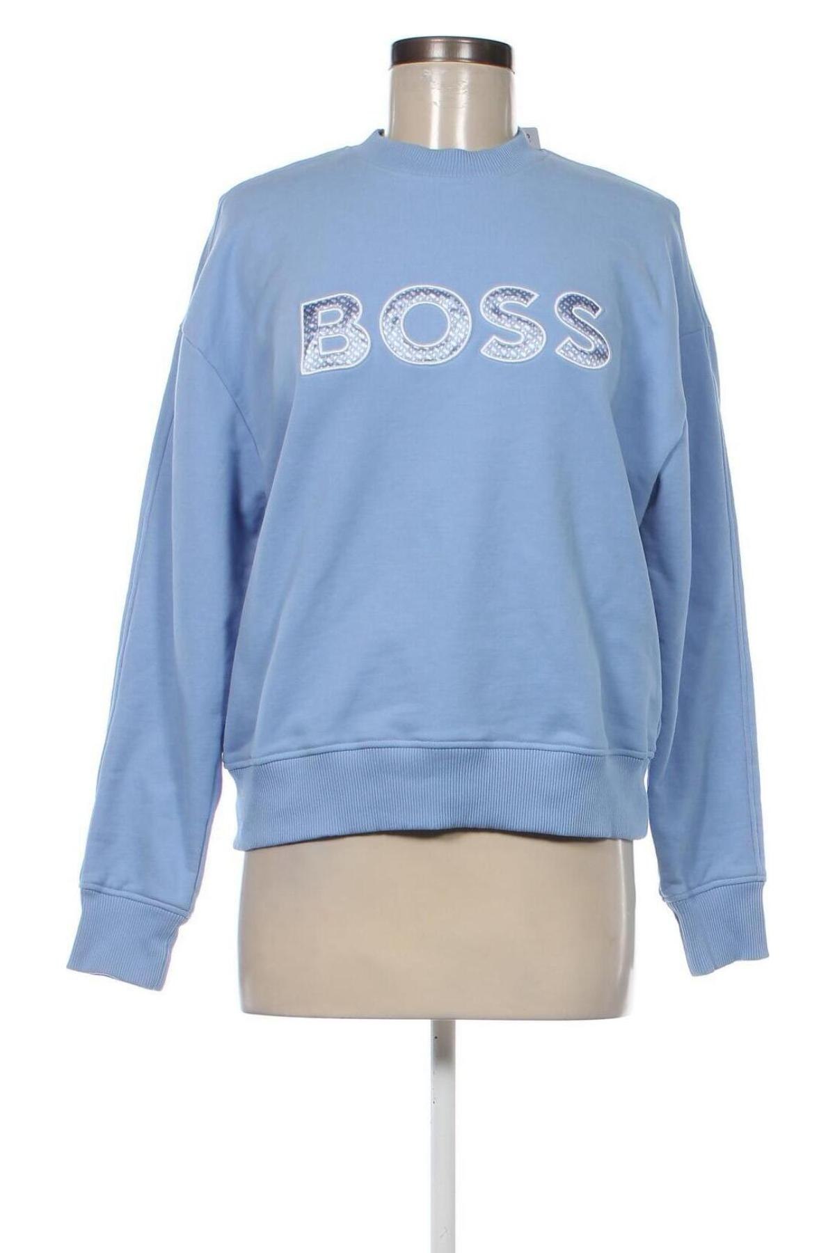 Дамска блуза BOSS, Размер S, Цвят Син, Цена 229,00 лв.