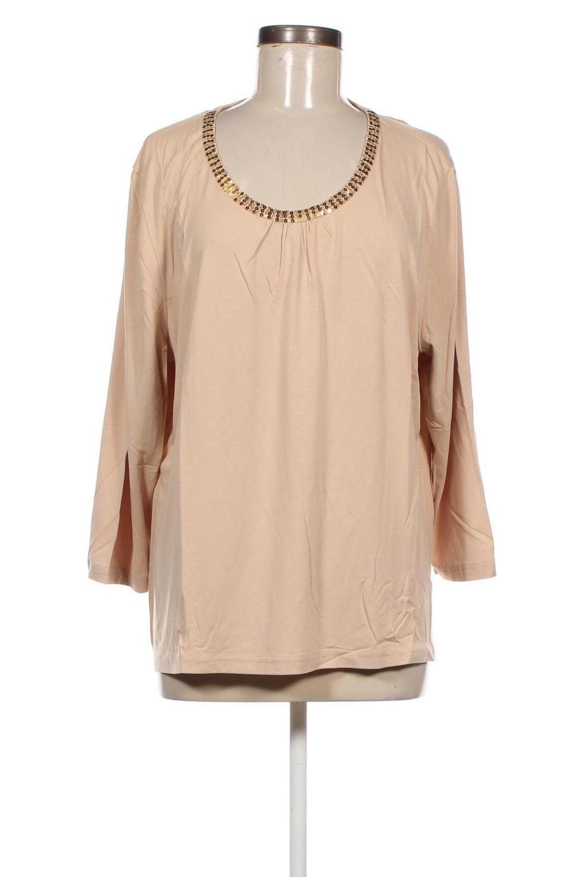 Γυναικεία μπλούζα Basler, Μέγεθος XXL, Χρώμα  Μπέζ, Τιμή 16,57 €