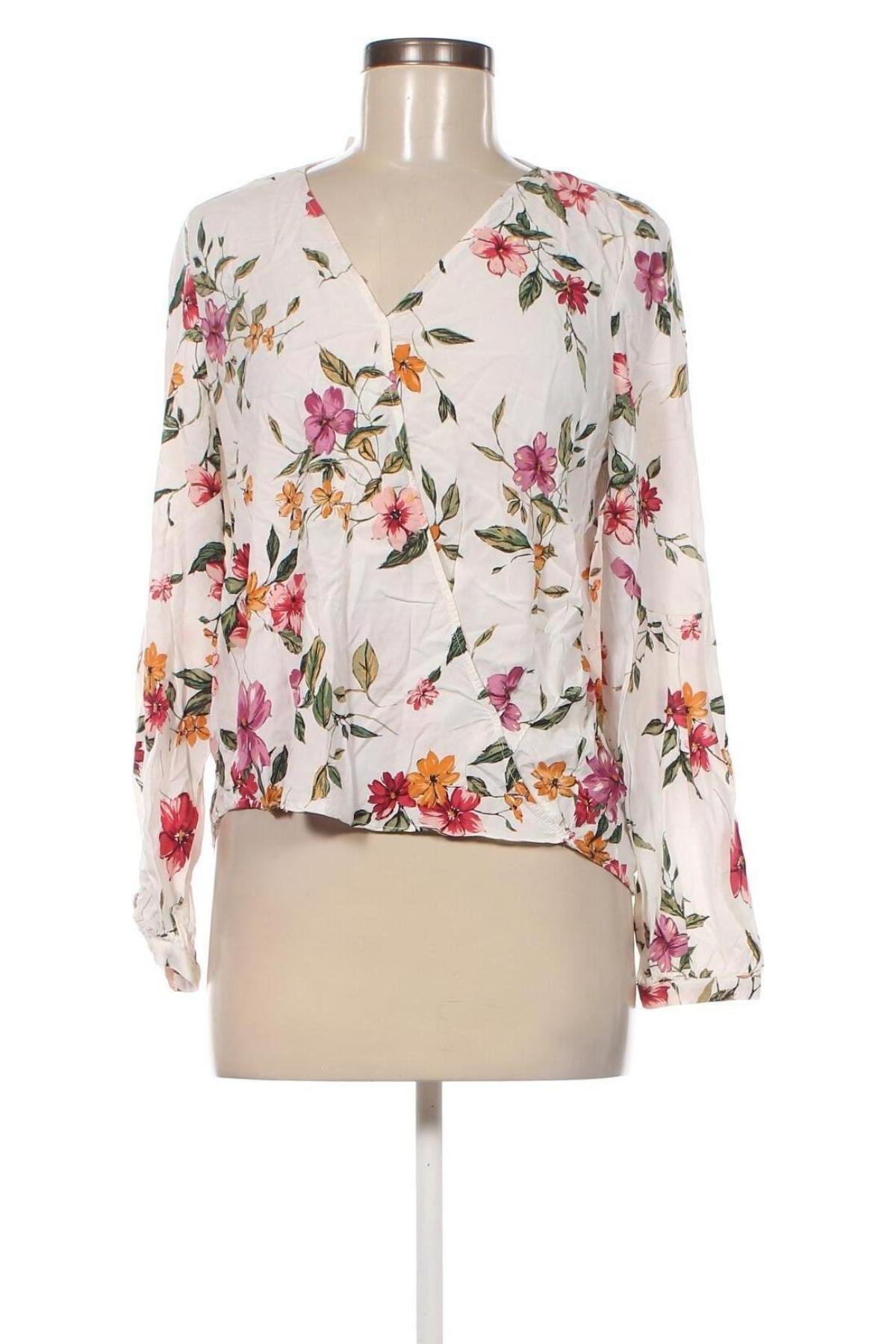 Дамска блуза Bershka, Размер L, Цвят Многоцветен, Цена 11,40 лв.