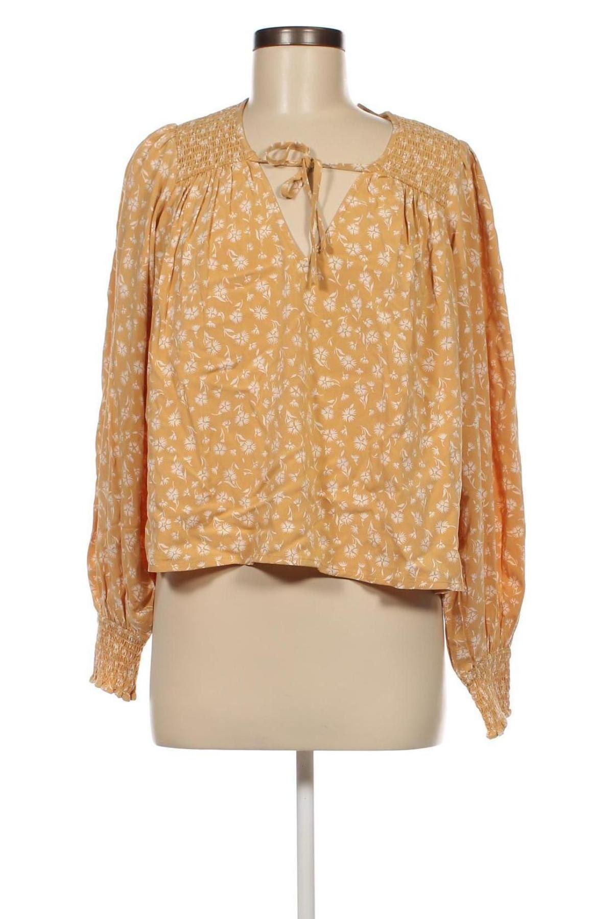 Дамска блуза Billabong, Размер M, Цвят Жълт, Цена 77,00 лв.