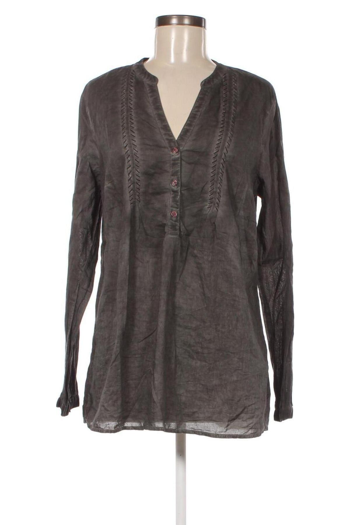 Γυναικεία μπλούζα Bon'a Parte, Μέγεθος XL, Χρώμα Γκρί, Τιμή 9,39 €