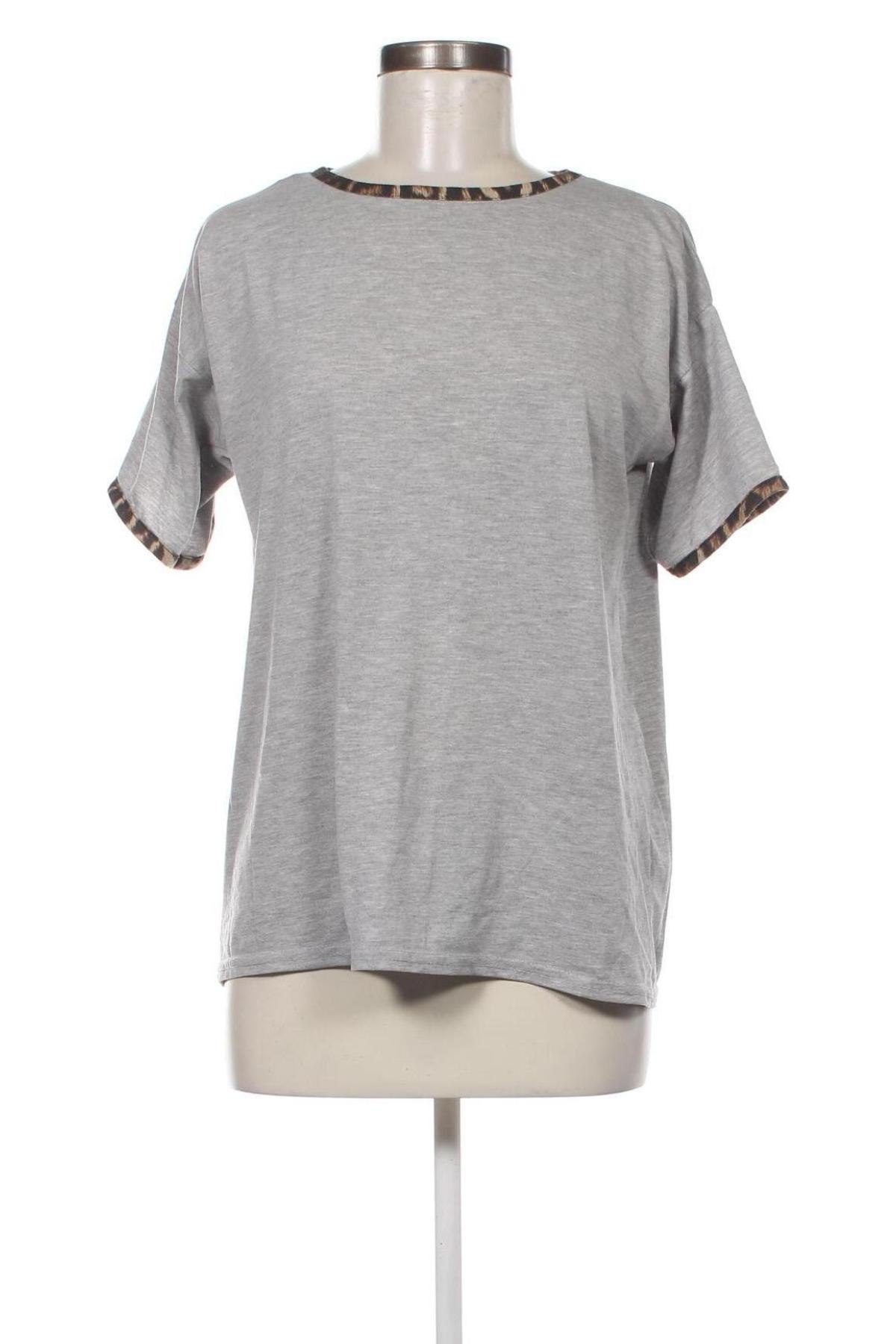 Γυναικεία μπλούζα Boohoo, Μέγεθος L, Χρώμα Γκρί, Τιμή 3,64 €